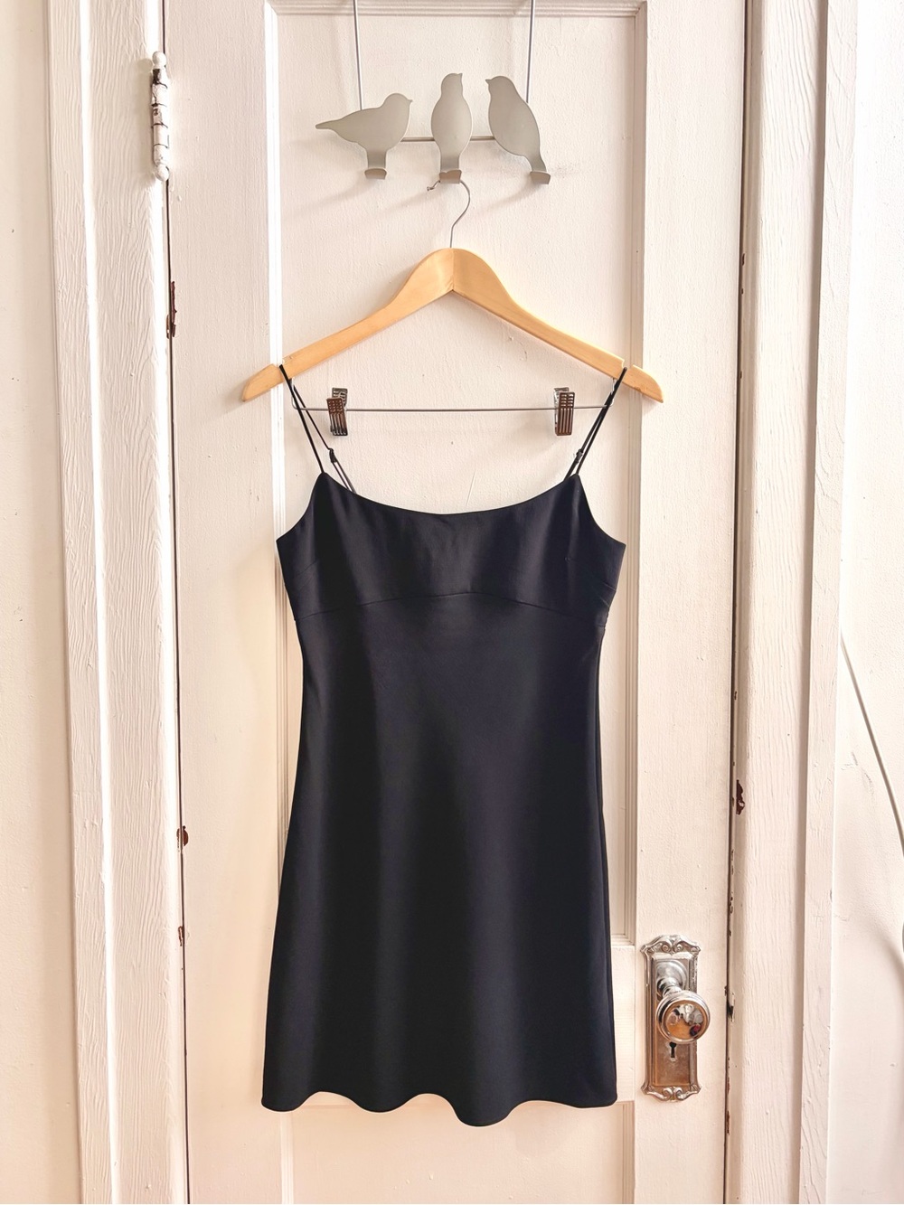 Aritzia Foxley Little Black Dress in Crepette Fabric